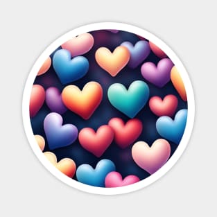 Hearts love Magnet